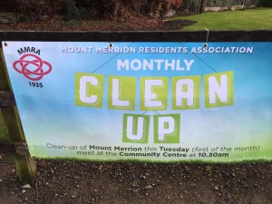 Mount Merrion Monthly Cleanup Banner