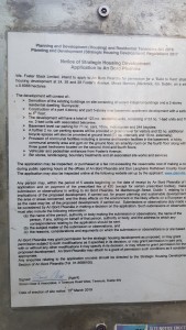 Public Notice Strategic Housing Development Application – Glenville – 24, 26 and 28 Foster’s Avenue