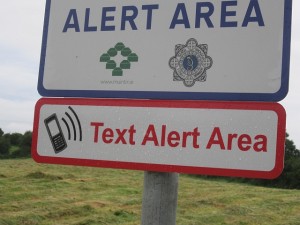 Text Alert Area