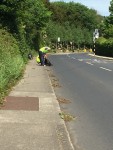 Kerbside weeding on South Avenue border with Deerpark