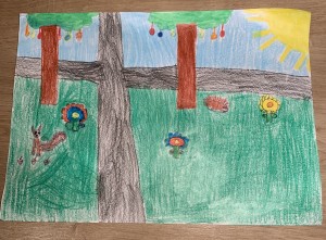 'Spring is in the Air' by Hope Jordan (age 8)