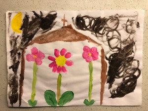 'Church St Therese Rose Flower Window' by Kristine Maguire (age 7)