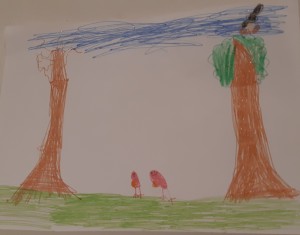 'Winter's Robin' by Luca Gray (age 7)