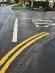 New double yellow lines at junction The Rise/Trees Road Lower