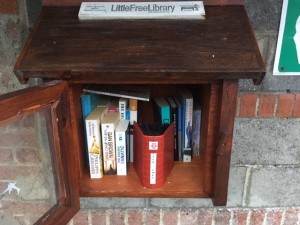 MMRA Seed Swap Album in The Little Library, St Thérèse Church carpark,The Rise